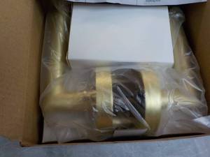 lot 255 image: Gold Door Handle...
