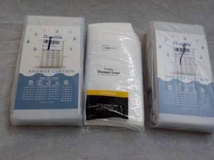 lot 274 image: Shower Curtains and Liner...