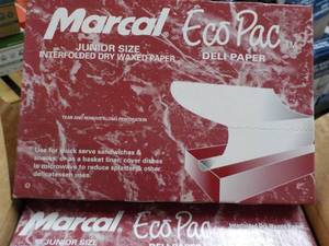 lot 280 image: Case of 12 Boxes Marcal Jr. Size In...