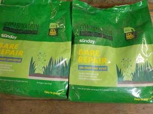 lot 282 image: 2 Bags 4.5 oz each Sunday Lawn Bare...