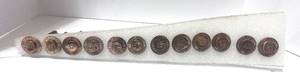 lot 38 image: Northern States Power Co (NSP) Pole Copper Nails 1930-1941