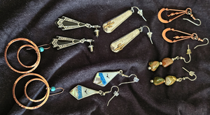 lot 57 image: 6 Pairs of Pierced Earrings