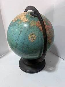 lot 65 image: Vintage 10 Standard Globe Made by Replogle Globes