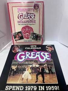 lot 80 image: 1979 Grease Calendar and 1998 Frenchys Scrapbook