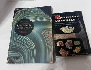 lot 88 image: 1957 Rocks and Minerals Book and 1967 The Collectors Encyclopedia to Gems