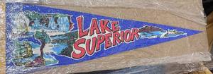 lot 110 image: Vintage Lake Superior Pennant