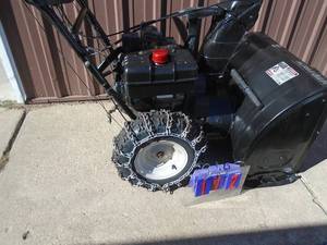 MTD Pro 26 snow blower. Good used condition. Tested & works. As shown.