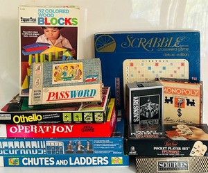 lot 162C image: BD - Vintage Board Game and Toy Collection including Scrabble, Monopoly, and More