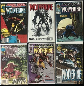lot 176C image: AT - Collection of 6 Marvel Wolverine Comic Books
