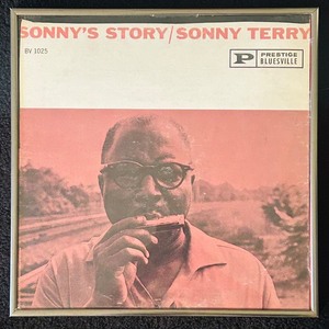 lot 207C image: BD - Framed Sonnys Story Sonny Terry Album 13 x 13 Inch