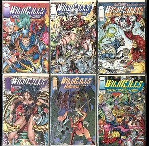 lot 246C image: AT - Lot of 6 WildC.A.T.s Comic Books by Jim Lee Image Comics
