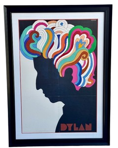 lot 4D image: BD - Milton Glaser Dylan Framed Art Poster