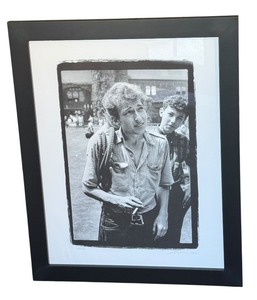 lot 47D image: AT-Framed Limited Edition Bob Dylan Photo by Rowland Scherman