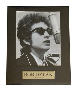 lot 48DD image: BD - Bob Dylan Mounted Print