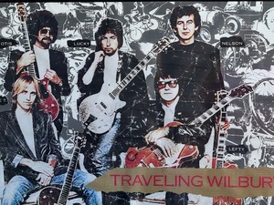 lot 48J image: BD - 1988 Traveling Wilburys Band Poster Ganga Distribution