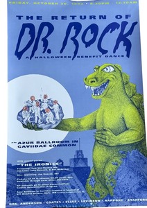 lot 64J image: BD - The Return of Dr. Rock 1992 Halloween Dance Poster