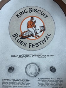 lot 65J image: BD - King Biscuit Blues Festival 1987 Poster