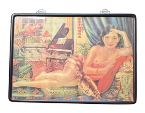 lot 49R image: AT - Vintage Chinese Shanghai Girl Print