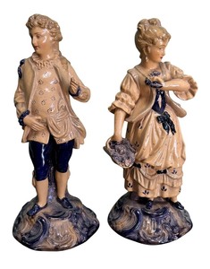 lot 84R image: AT - Pair of Vintage Borghese Figurines