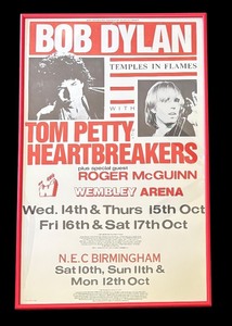 lot 85R image: BD - Bob Dylan Temples in Flames Promo Print with Tom Petty and the Heartbreakers