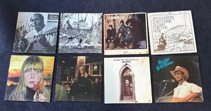 lot 125R image: AT - Lot of 8 Folk and Singer-Songwriter Vinyl LP Records