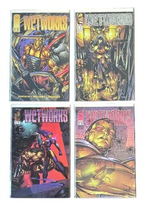 lot 135R image: AT - Set of 4 Wetworks Comic Books Image Comics
