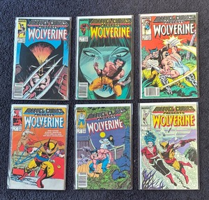 lot 139R image: AT - Set of 6 Marvel Comics Presents Wolverine Comic Books