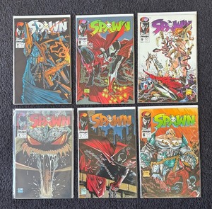 lot 148R image: AT - Set of 6 Spawn Comic Books