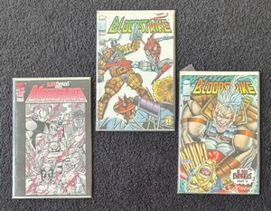 lot 181R image: AT - Set of 3 Bloodstrike Comic Books by Image Comics