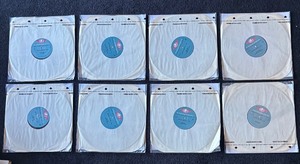 lot 183R image: AT - Set of 8 Rolling Stone Magazine Productions 1982 History of Rock and Roll Vinyl Records