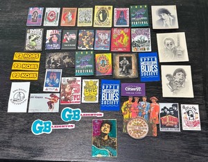 lot 221R image: AT - Collection of Vintage Rock and Blues Music Magnets