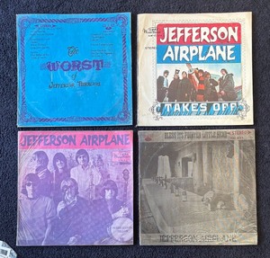lot 234R image: AT - Collection of 4 Jefferson Airplane Vinyl Records