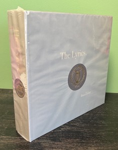 lot 261R image: At - Sealed The Lyrics by Bob Dylan Hardcover Book