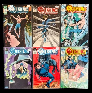 lot 146H image: BD - Set of 6 Vintage DC Comics The Question Issues in Great Condition