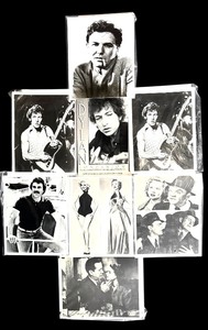 lot 303H image: BD - The Dylan Companion Book with 7 Vintage Celebrity Photos