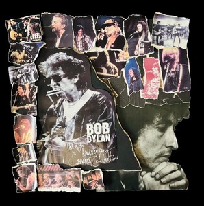 lot 313H image: BD - Handmade Bob Dylan 30th Anniversary Concert Collage, 34x34 Inches
