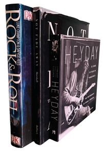 lot 316H image: BD - Collection of 3 Rock Music Coffee Table Books Heyday, Rock & Roll, Not Fade Away