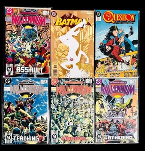 lot 318H image: BD - Set of 6 DC Comics Millennium Batman and The Question