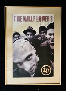 lot 328H image: A - Framed Signed Wallflowers Poster Artwork, 37x26.75 Inches