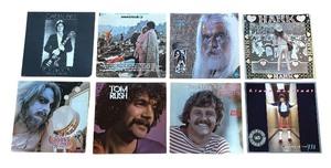 lot 62P image: RB - Collection of 8 Vinyl Record Albums by Tom Rush, Woodstock, Leon Russell and More