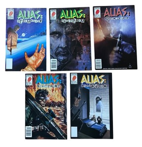lot 71P image: CB - Set of 5 Alias Comic Books by Innovation Publishing