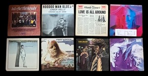 lot 82P image: RB - Collection of 8 Assorted Vinyl Record Albums including Tom Waits, Steve Winwood, We Are The World and More