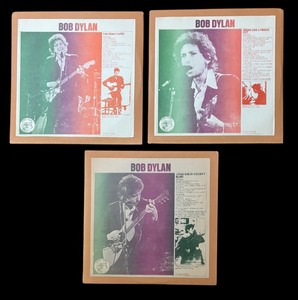 lot 43P image: RB - Set of 3 Bob Dylan Vinyl LP Albums - Demo Tapes, Seems Like a Freeze Out, John Birch Society Blues