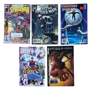 lot 188P image: CB - Collection of 7 Spider-Man Comic Books Marvel Assorted Issues