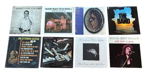 lot 112P image: RB - Lot of 8 Vintage Vinyl Record Albums Leonard Cohen, Grateful Dead, Allman Brothers and More