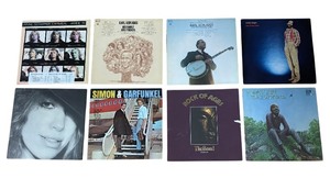 lot 212P image: RB - Lot of 8 Assorted Vinyl Record Albums Rock and Folk