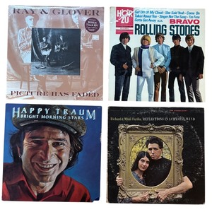 lot 121P image: RB - Collection of 8 Record Albums Including The Rolling Stones, Peter Paul & Mary, Leonard Cohen and More