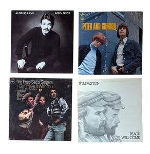 lot 233P image: RB - Collection of 8 Folk Record Albums Peter Paul & Mary, Shawn Phillips, Tom Paxton and More