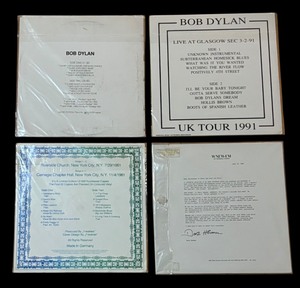 lot 137P image: RB - Collection of 4 Bob Dylan Record Albums