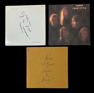 lot 235P image: RB - Set of 3 Poco Vinyl Records Including Legend, Crazy Eyes, and A Good Feelin to Know